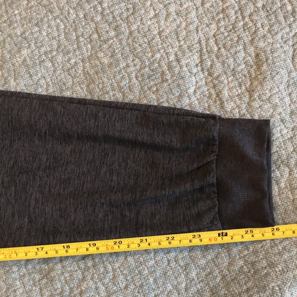 Forever 21 Heather Grey Joggers Stretch Waist Ankle Cuffs Side Pockets Sz Lg - Picture 12 of 13